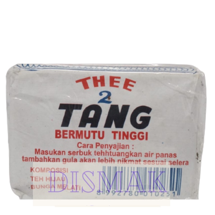 Teh 2 tang 40gr Thee 2 Tang Biru 10 x 40 gram