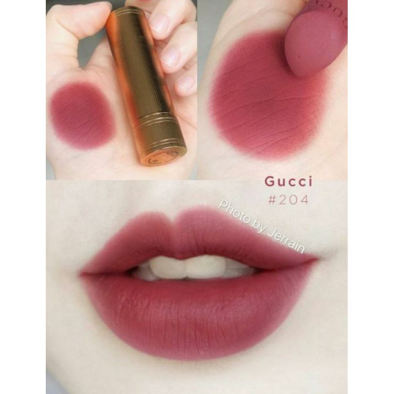 gucci lipstick 204
