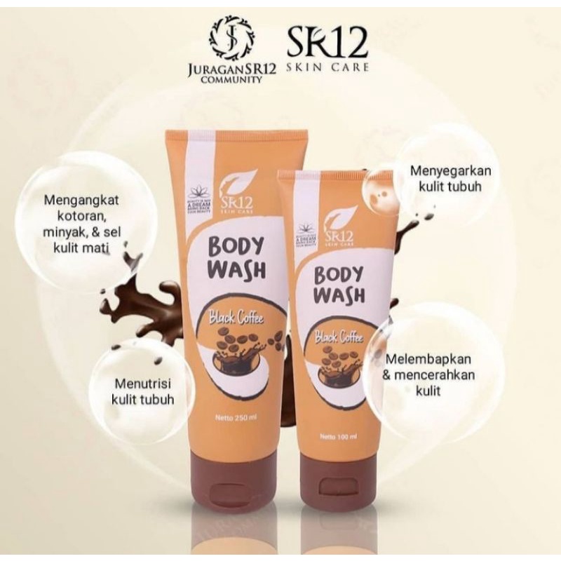 SR12 body wash/ body wash coffe/ sabun mandi coffe