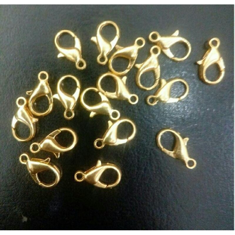 pengait kalung Capit udang / gantol / lobster / titanium / gold