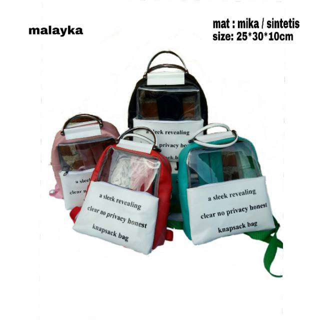 READY STOK! BACKPACK TASRANSEL TASBERANAK MOX TULIP SET TANPABONEKA ANELLO TWOTONE TP C5 N9A8