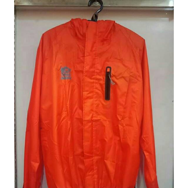 Raincoat Jas Hujan Baju Celana Gunung Outdoor Avtech Plateo Orange