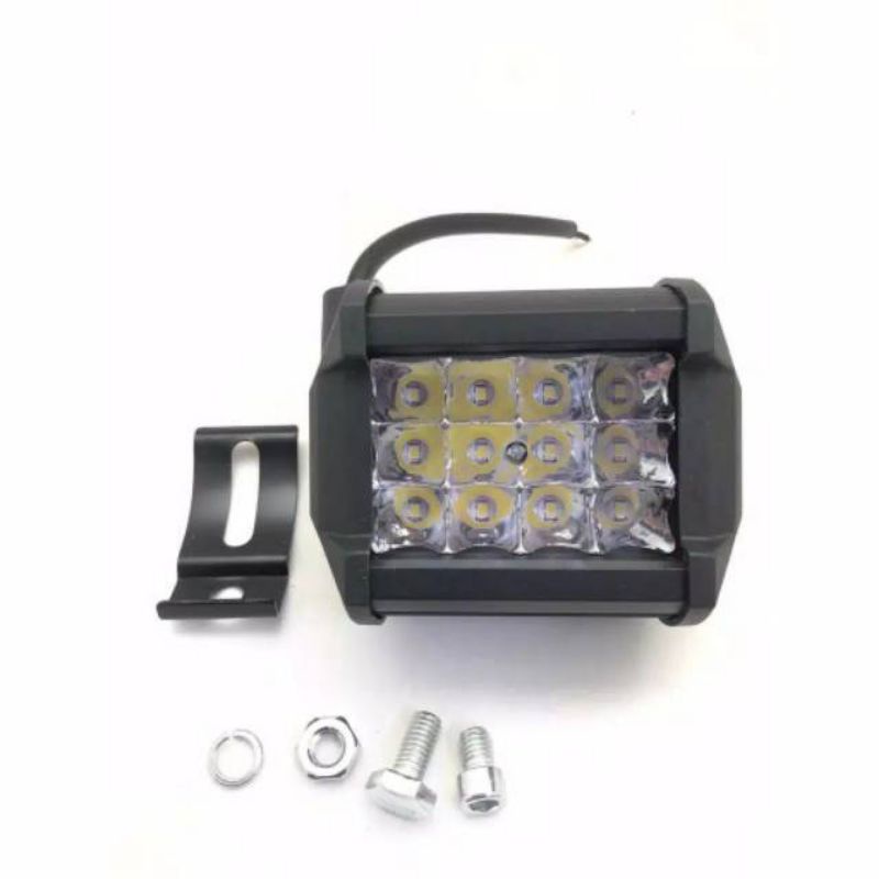 COD MYTH Lampu Tembak 12/24 volt Sorot CWL 12 mata LED 2 warna PUTIH KUNING 3 mode