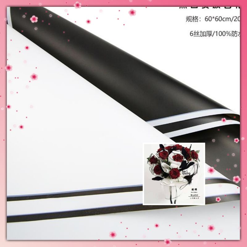 

KERTAS BUNGA ECERAN MOTIF HITAM PUTIH