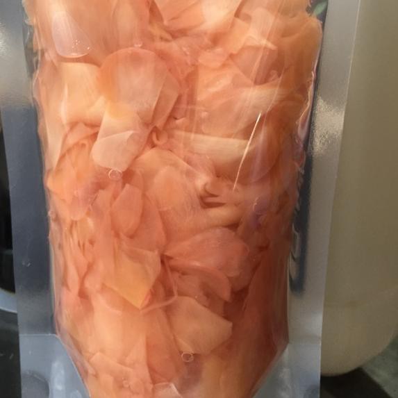 

3.3 HARGA GROSIR Sushi gary pink 300gr Acar jahe muda halal