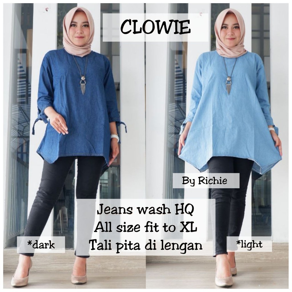 CLOWIE RICHIE | JEINA BLOUSE JEANS WANITA