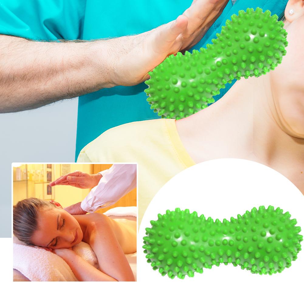 Spiky Massage Ball Fasciitis Fitness Massage Ball PVC Fascia Ball Landak Untuk Rehabilitasi Plantar Stress Release Pelatihan Bola Alat Kacang