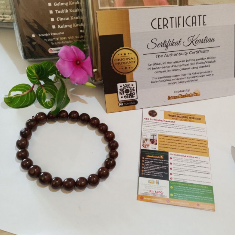 BERSERTIFIKAT Gelang Kaukah Asli Mesir - Gelang Kokka Asli Timur Tengah