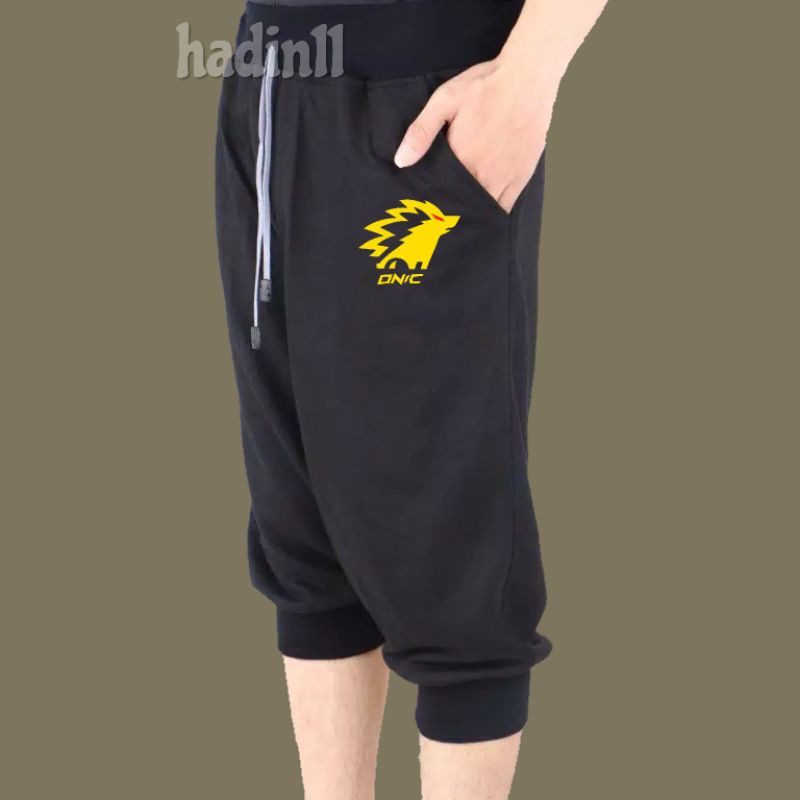 CELANA JOGER PANTS 7/8 JOGGER PENDEK POLOS PRIA WANITA SANTAI  SURFING JOGGING GYM PREMIUM / KOLOR