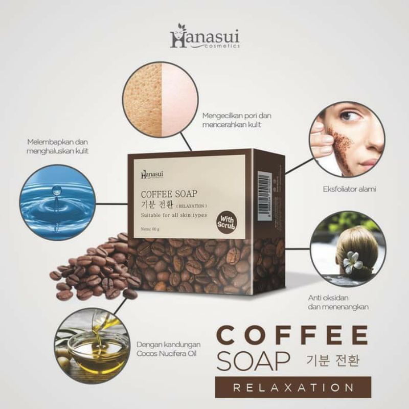 HANASUI Bar Soap Sabun Batang