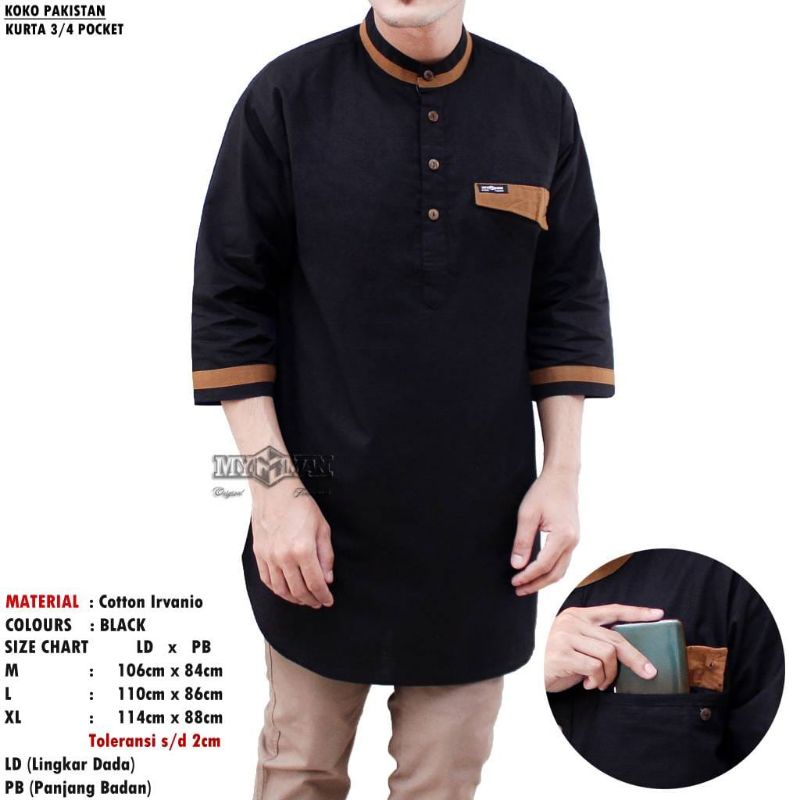 kemeja koko 7/8 original my man