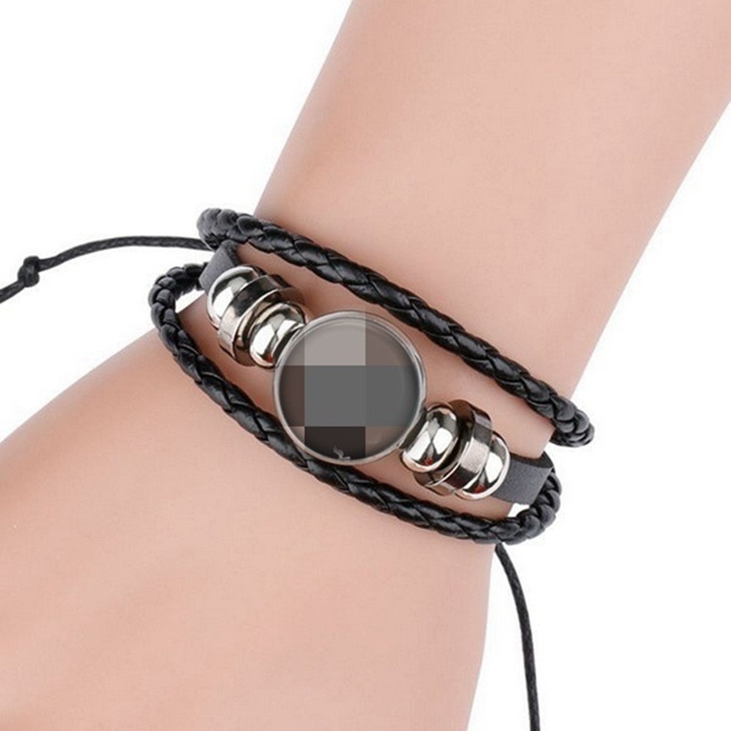 New Fashion Time Gemstone Woven Bracelet Handmade DIY Beaded Iron Man Bracelet