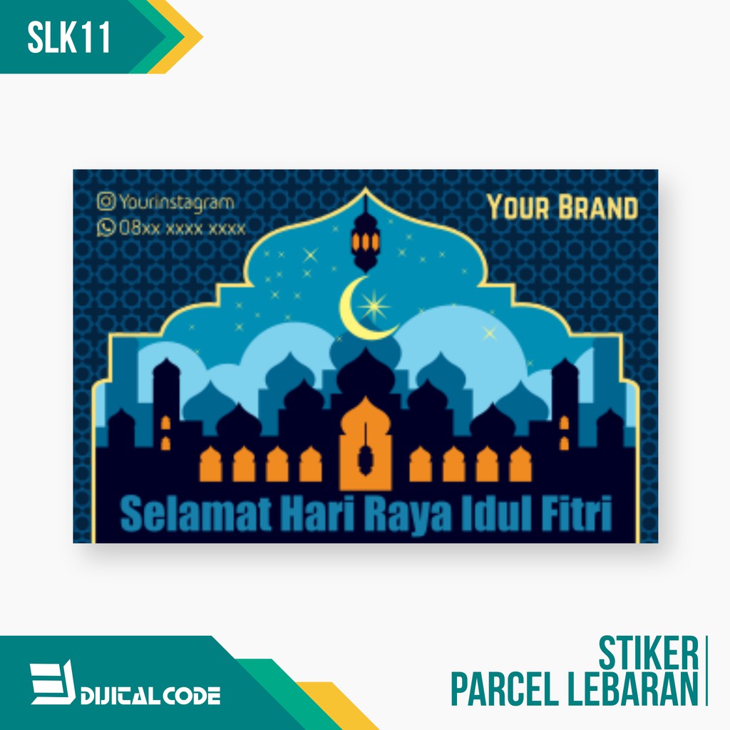 

SLK11 Stiker Label Parcel Lebaran Idul Fitri