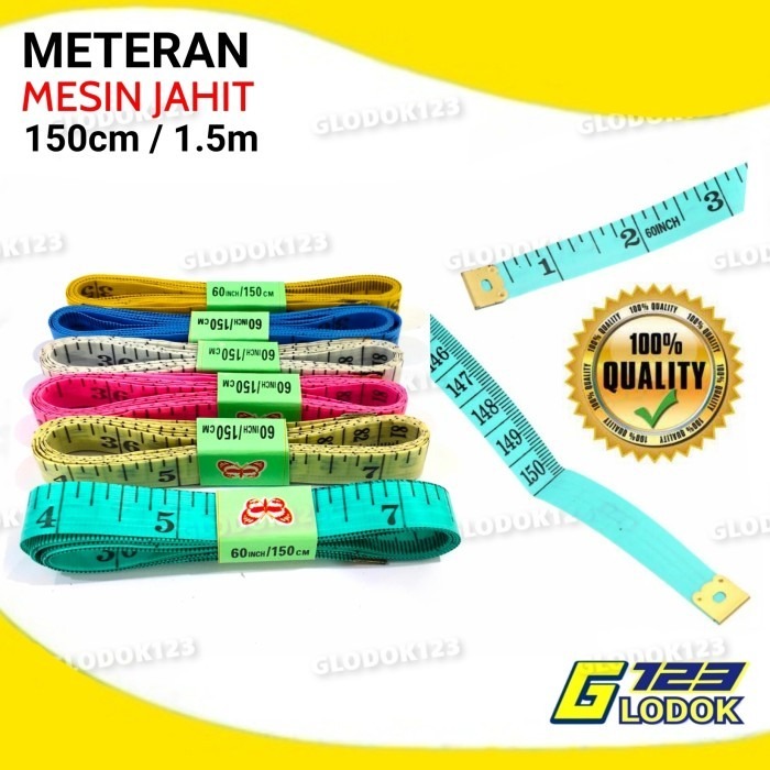 Meteran Kain Baju Badan 150cm Tailor Tape