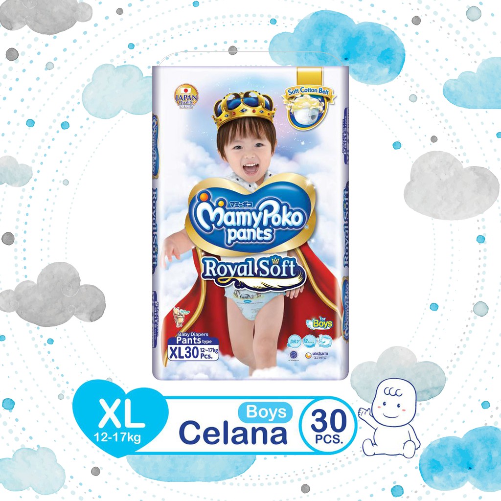 Mamypoko Royal Soft Pants Boys/Girls XL30 - XL 30