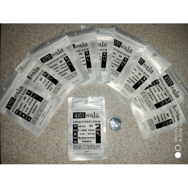 DIRHAM SALA BUKAN WAKALA LANGKA PERAK MURNI  ANTAM  BUKAN IMN