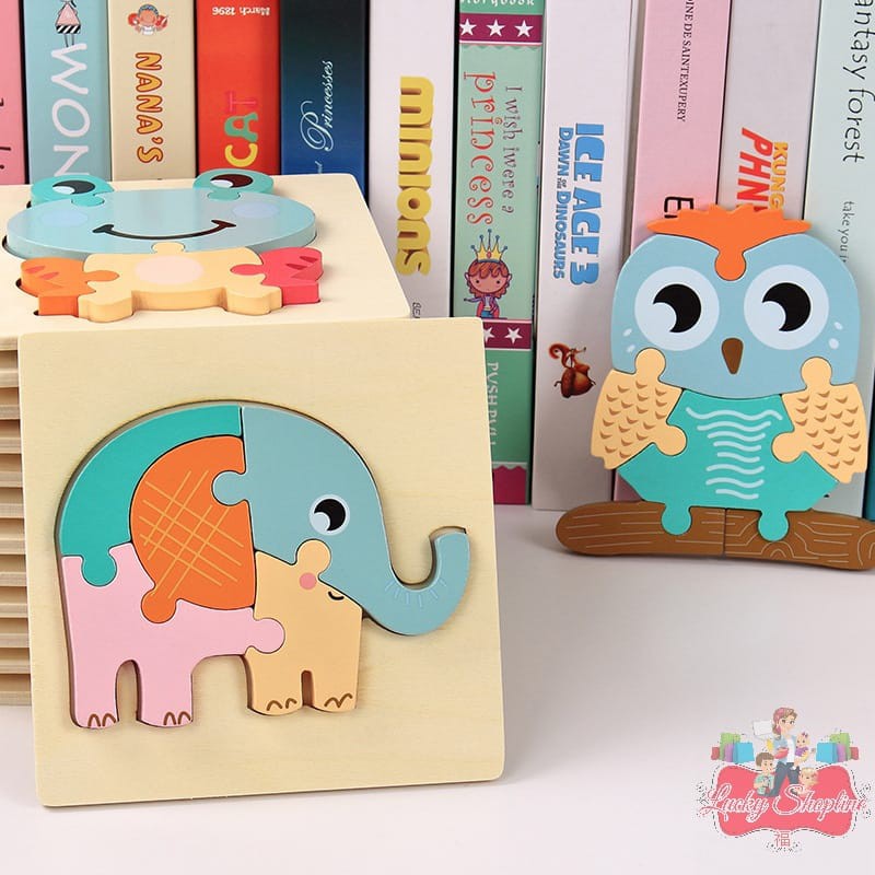 [BIG SALE] 3D Chunky Puzzle | Mainan Edukasi Anak