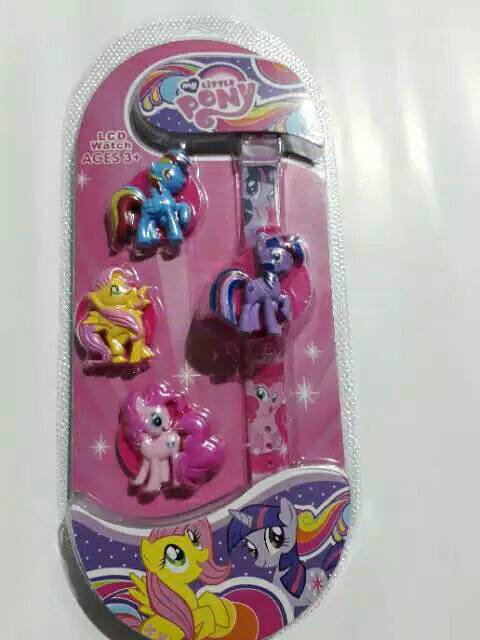 Jam Tangan Anak Anak 4 in 1 strap Rubber Murah