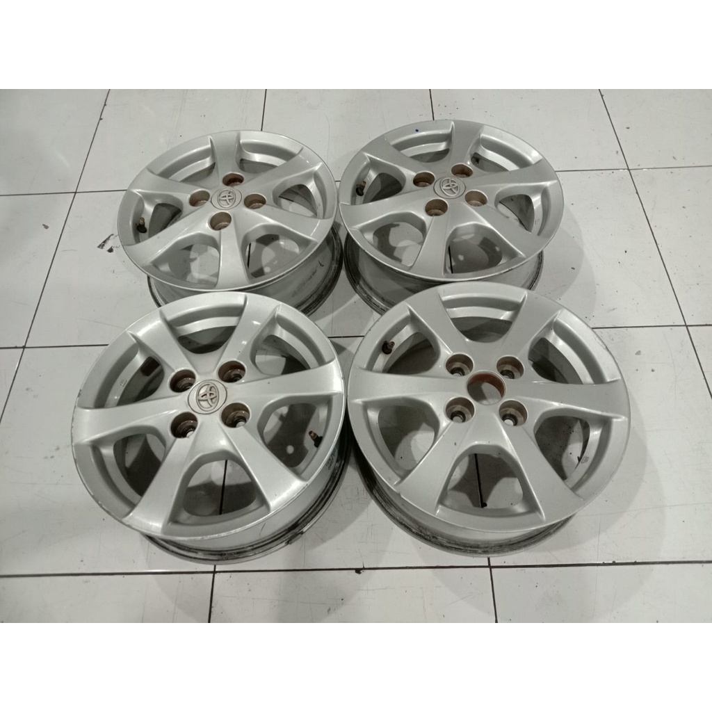 Velg Mobil Bekas Ring 14 AGYA R14 Lebar 5 Lubang 4X100 ET45