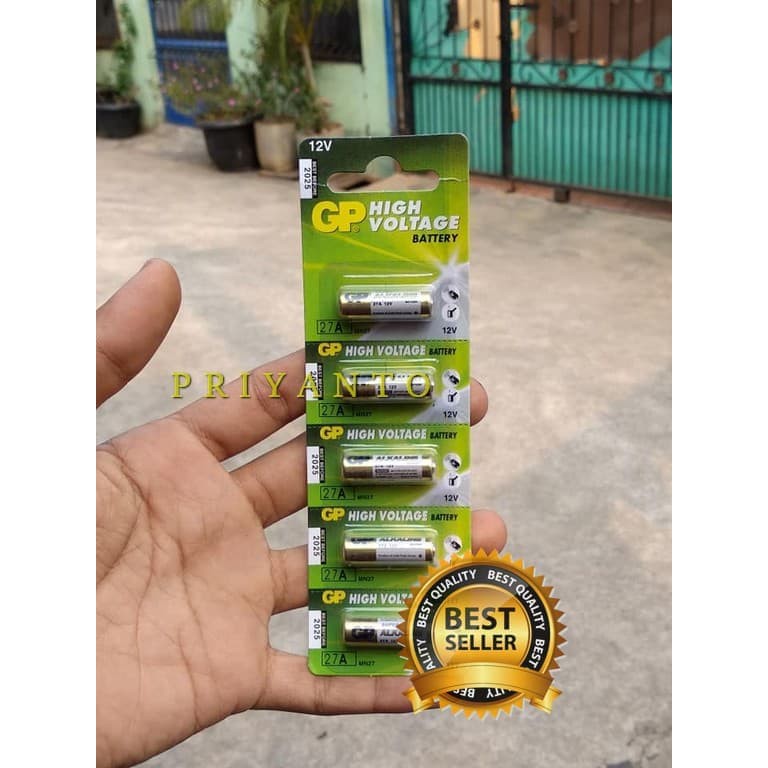 Battery batrei baterai GP27A GP 27 ORIGINAL Alkaline 1pcs