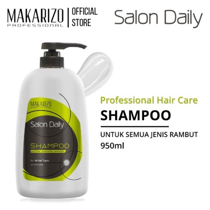 Makarizo Professional Salon Daily Shampoo Pump Bottle 950ml