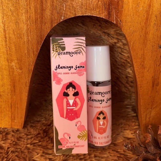 Parfume Geamoore Roll On 5 ml BPOM ✅-Flamingo Fame