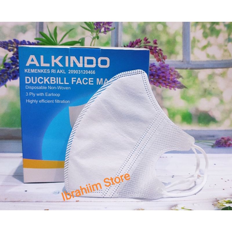 ( ISI 50 PCS) MASKER DUCKBILL UTAMA 3 PLY / MASKER DUCKBILL MURAH / DUCKBILL MASK