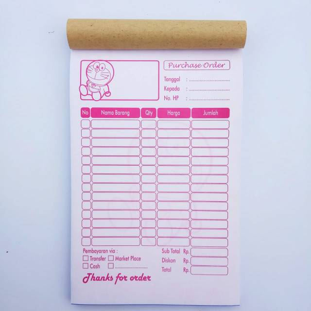

Notaolshop 2 play 1/4 folio motif Doraemon