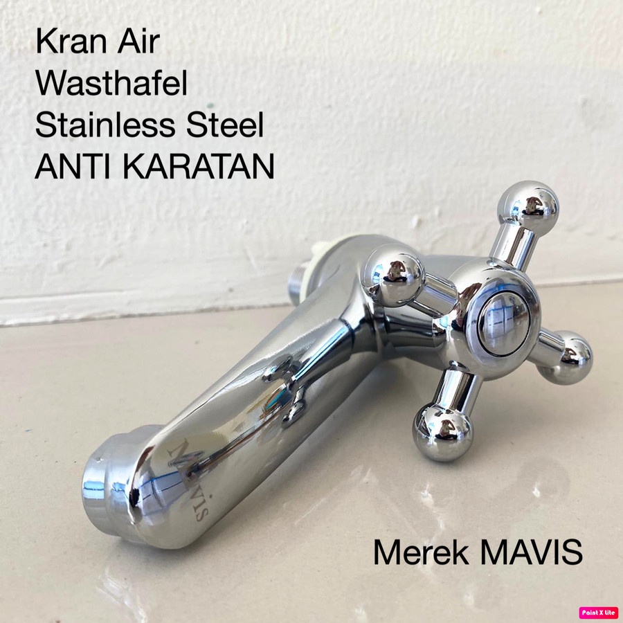 Kran Keran Air Washtafel Wastafel Stainless Steel Anti Karat Baling