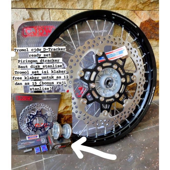 tromol depan KLX cjdw tromol set piringan klx cjdw import free ruji stanlise set baut stanlise