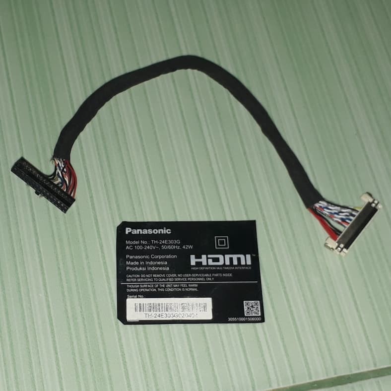 Kabel LVDS Original Panasonic TH24E303G TH24E303 24E303G 24E303