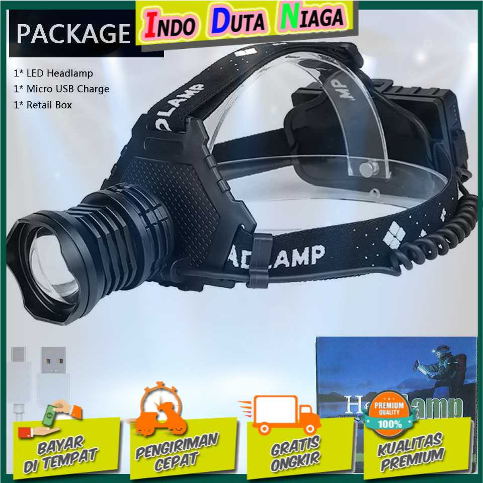 IDN TOOLS - Litwod Senter Headlamp LED XHP70 8000 Lumens - 2064