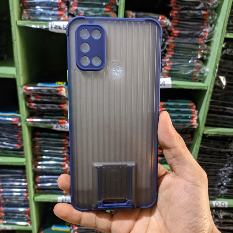 case koper 2 in 1 dudukan braket for Realme 7i C17 Dengan Pelindung kamera