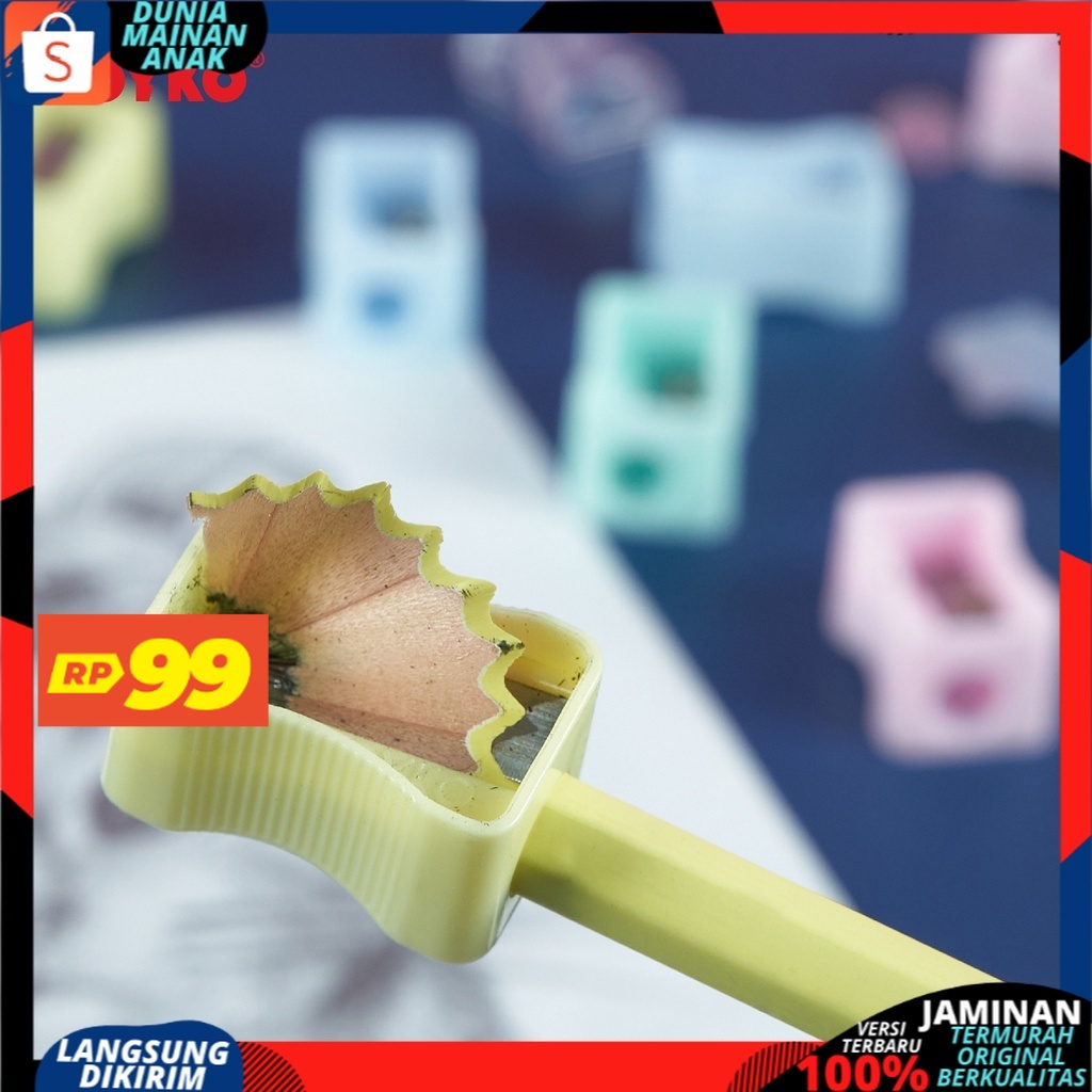 ( PROMO 99 ) Serutan Sharpener Rautan Joyko SP-362PTL Pastel Color Termurah