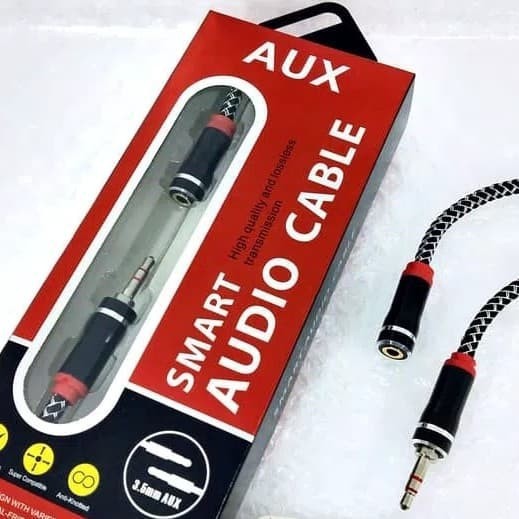 Kabel Jack Audio Aux Extension 3.5mm Kabel Sambungan Audio 3.5 mm