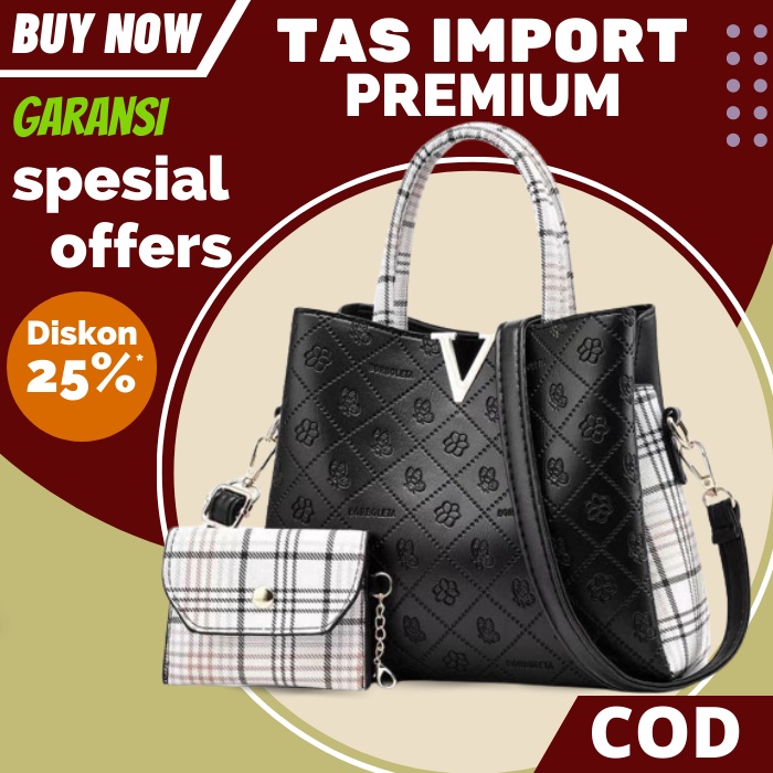 AF180 Tas Kondangan Wanita Elegan Ibu Pesta Mewah Kerja Terbaru Branded Selempang Import Batam 2021 