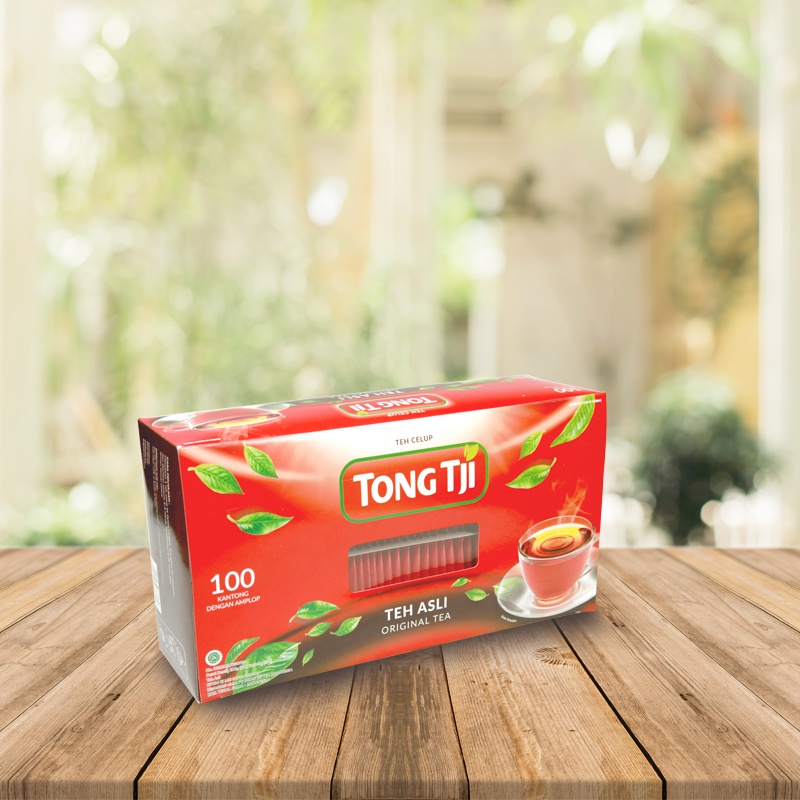 Tong Tji Original Tea dgn Amplop 100s, Teh Celup per Karton isi 10 pack