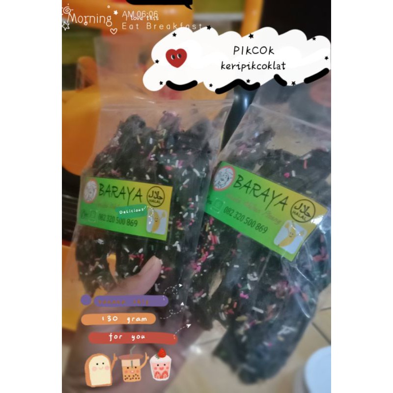 

pikcok(keripik pisang cokelat)130g