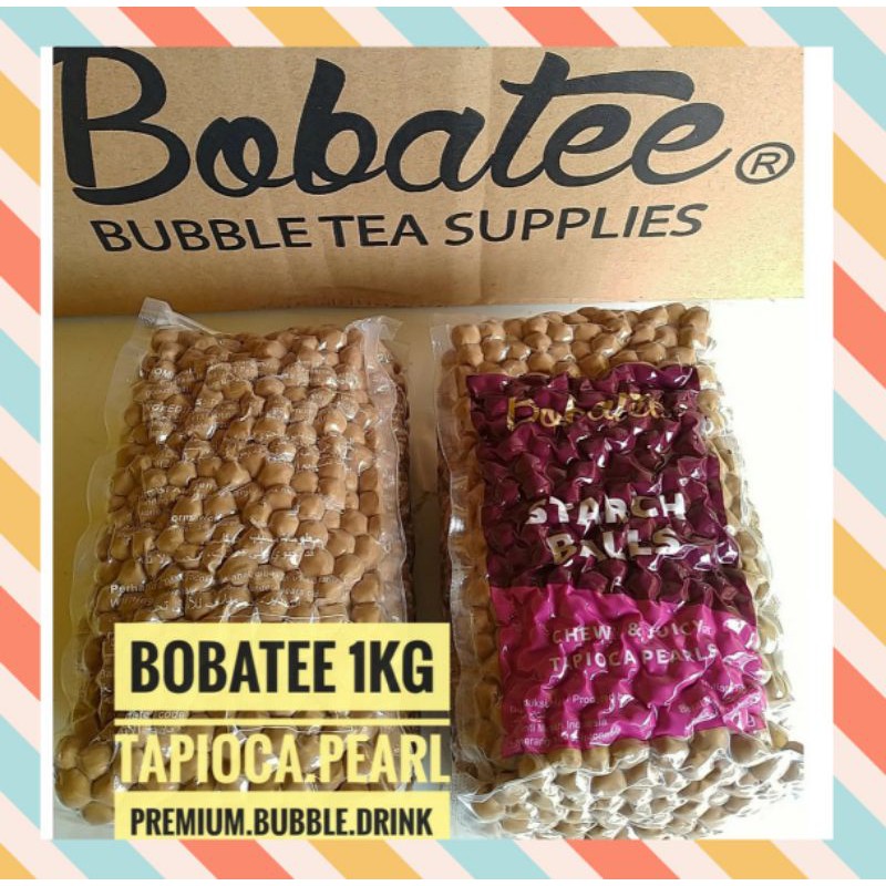 Grosir 1 Dus Bobatee / Topping Boba / Popping Boba / Toping / Tapioca Pearl / Mutiara Hitam / Bubble