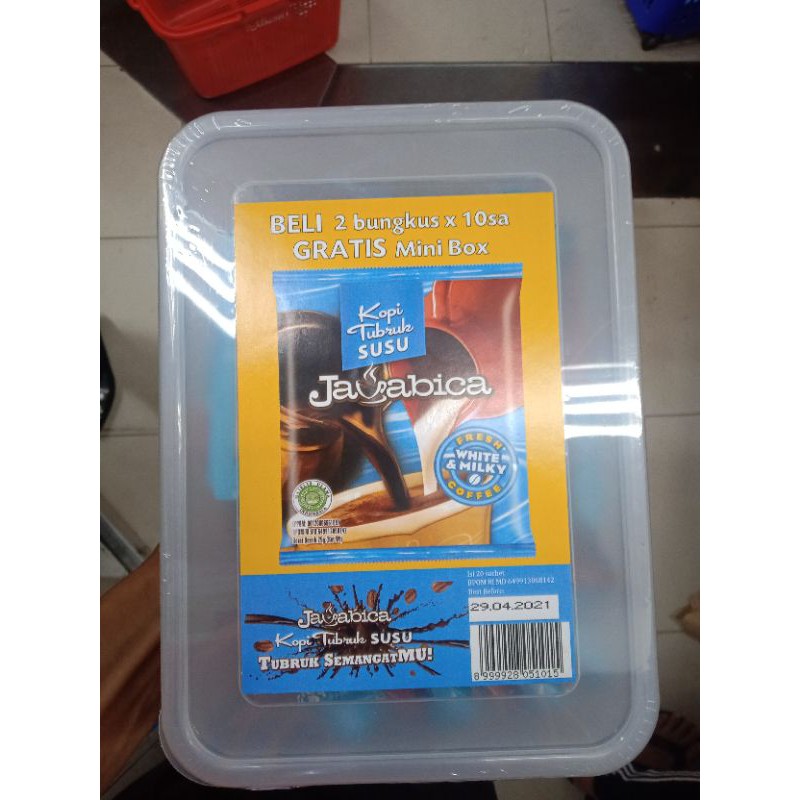 

Javabica Kopi Tubruk Susu isi 20shet gratis mini box
