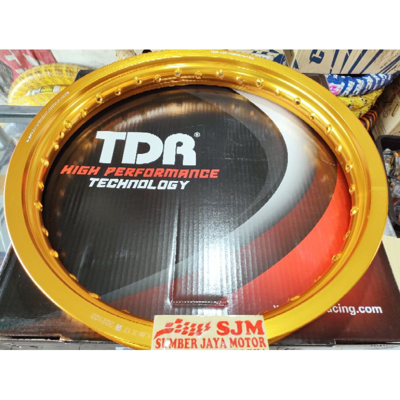 Velg TDR ring 17 ukuran 185 W shape Velg TDR ukuran 185 ring 17