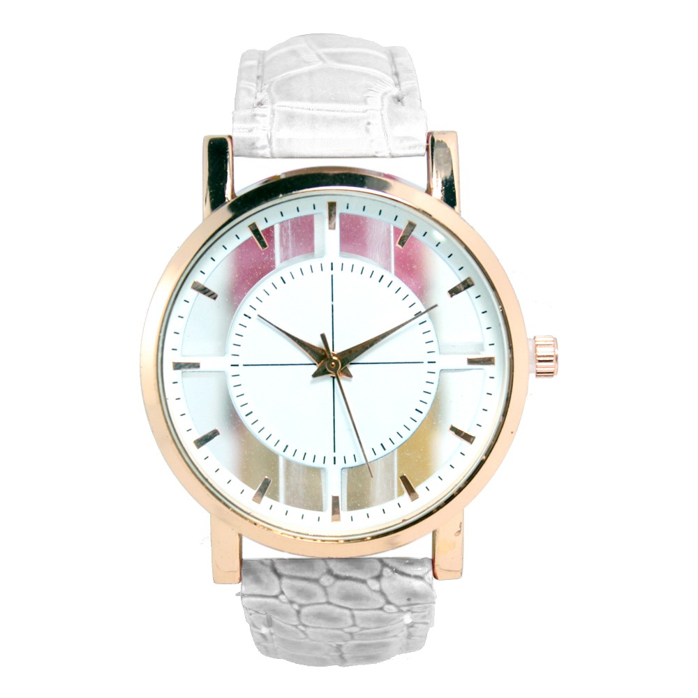 FINX-414 - Jam tangan fashion wanita analog - leather strap - 4 pilihan warna