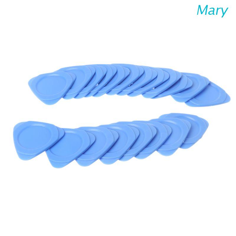 Mary 20pcs Alat Pembuka Pick Gitar Bahan Plastik Untuk IPhone / IPad