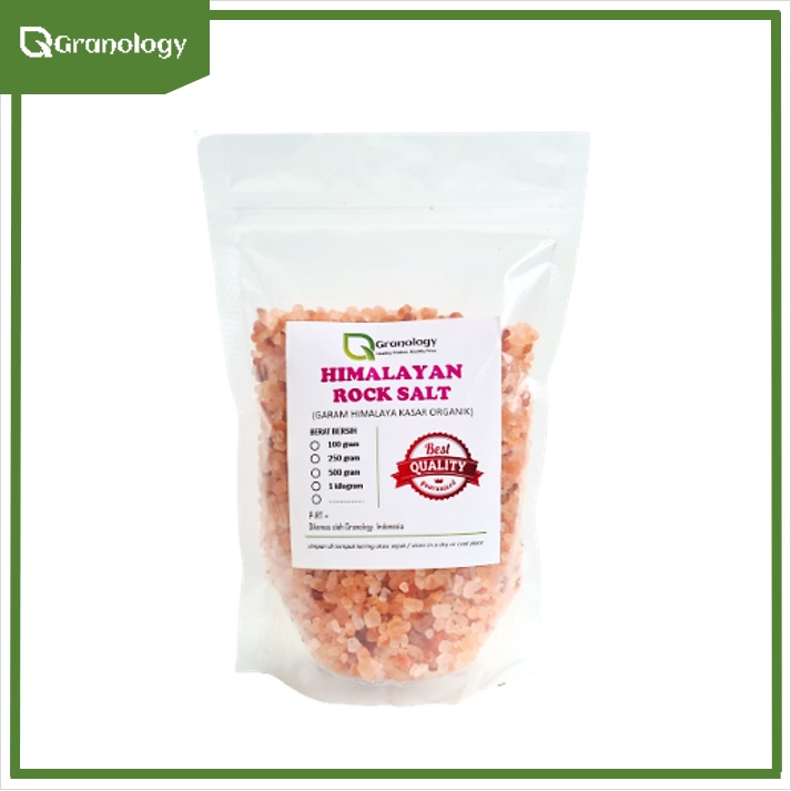 Organic Himalayan Rock Salt / Garam Kasar Himalaya (1 kilogram) by Granology