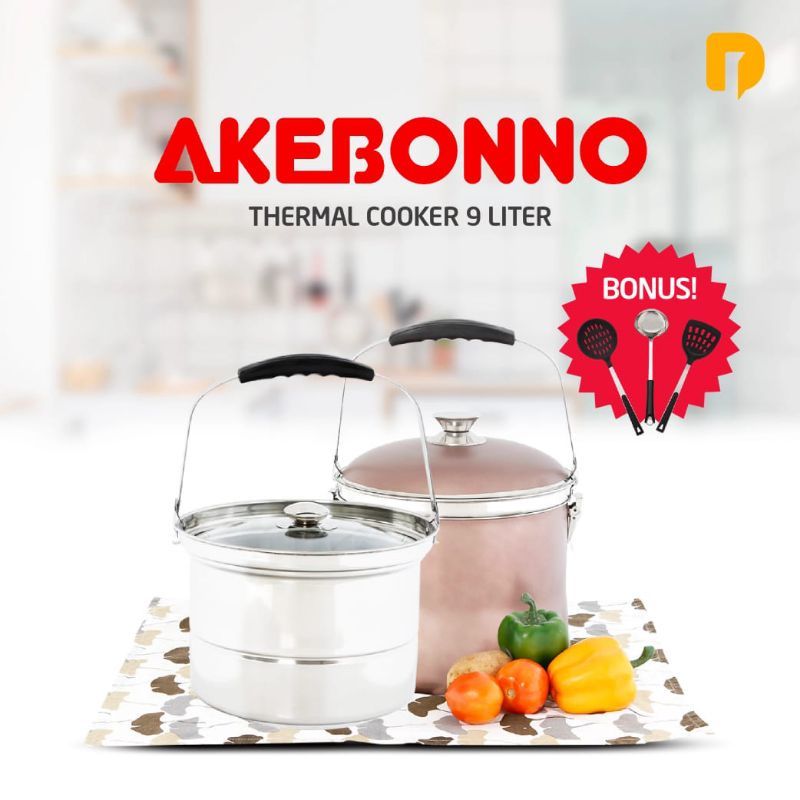 Panci Akebonno Thermal Cooker 9 Liter