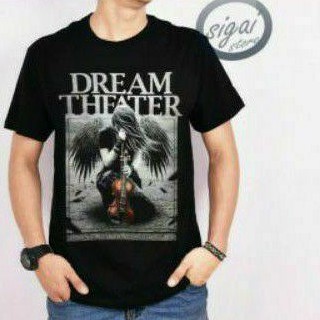 Kaos Distro dream theather / Kaos Dream Theater / Kaos gambar Dream Theater / Kaos Dream Kece