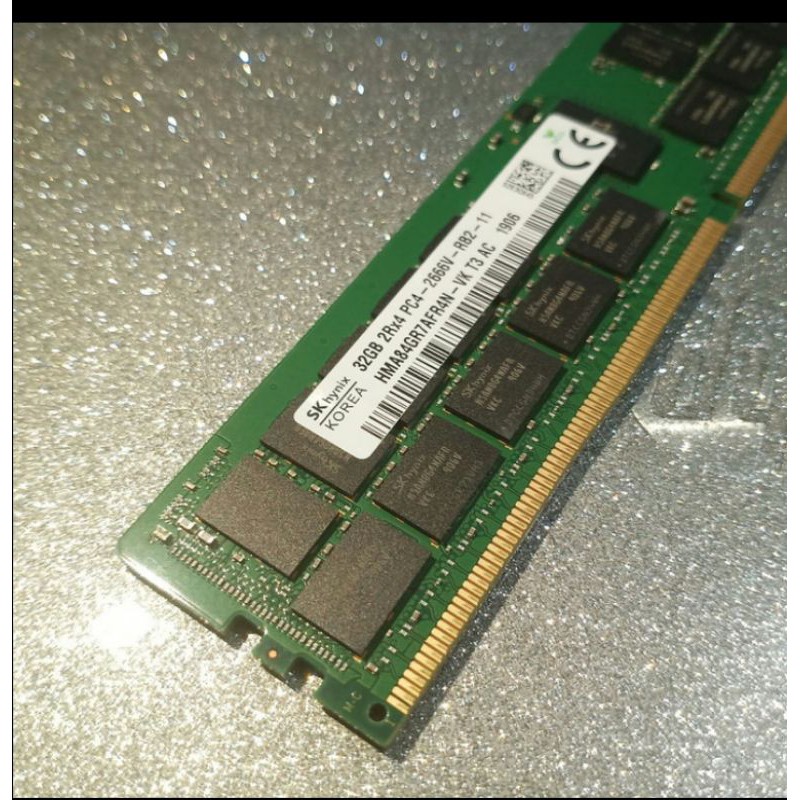 SKhynix 32GB Ddr4 PC4-2666V 2RX4 Registered Memory Server Garansi