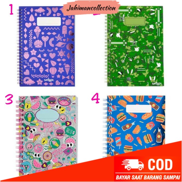 

✨ BISA COD ✨ SMIGGLE A6 LINED NOTEBOOK - BUKU CATATAN SMIGGLE - Hijau