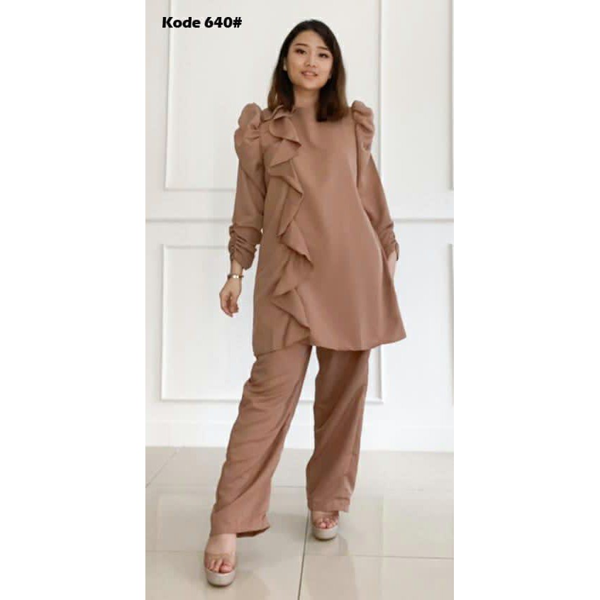 setelan celana fashion wanita //model terbaru Jessica Collection 640#