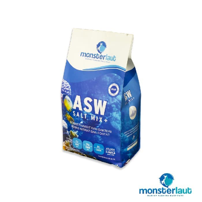 

Dijual Monsterlaut ASW Salt Mix + | Sea Salt | Garam Laut Terbatas